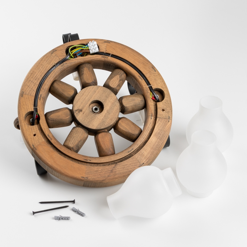 Brilagi - Настінний світильник ROATA APLICA 3xE14/40W/230V бук