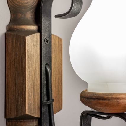 Brilagi - Настінний світильник RUSTIC 1xE14/40W/230V бук