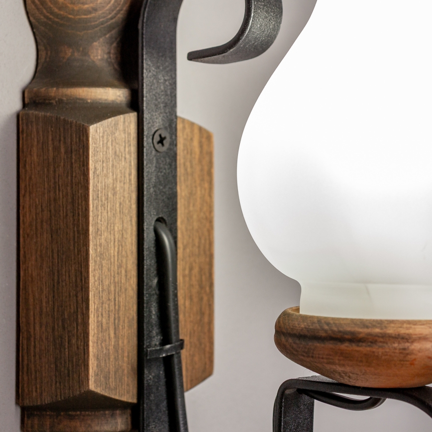 Brilagi - Настінний світильник RUSTIC 1xE14/40W/230V бук