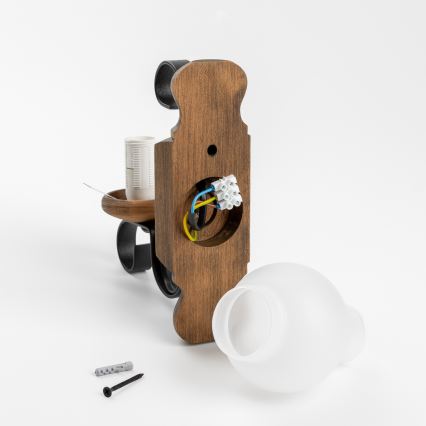 Brilagi - Настінний світильник RUSTIC 1xE14/40W/230V бук