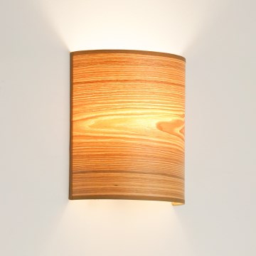 Brilagi - Настінний світильник SEMI 1xE27/15W/230V діаметр 20 см коричневий