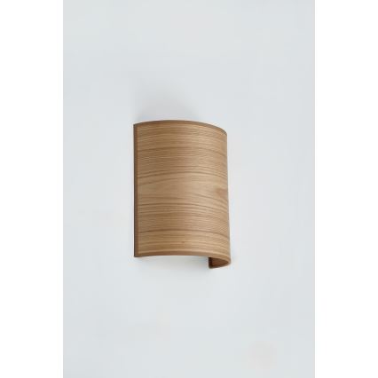 Brilagi - Настінний світильник SEMI 1xE27/15W/230V діаметр 20 см коричневий