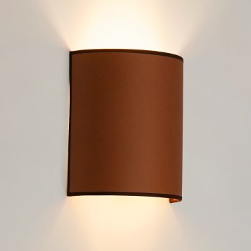 Brilagi - Настінний світильник SEMI CIRCLE 1xE27/15W/230V коричневий