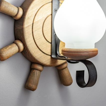 Brilagi - Настінний світильник TIMONA 1xE14/40W/230V бук