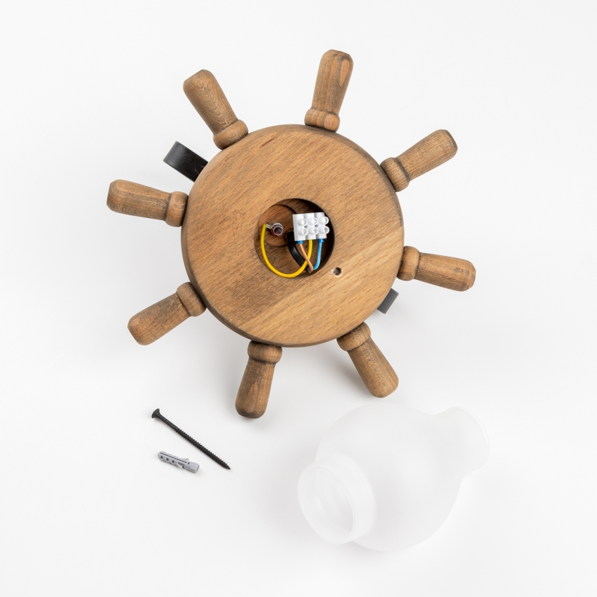 Brilagi - Настінний світильник TIMONA 1xE14/40W/230V бук