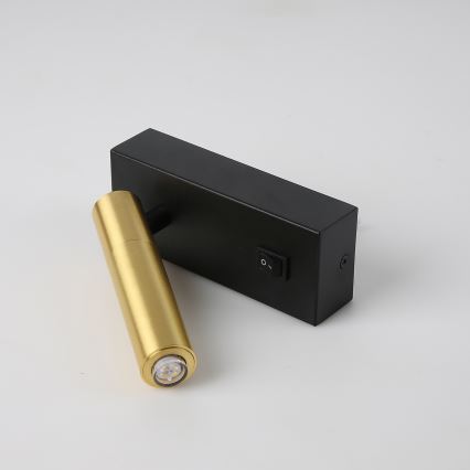 Brilagi - Настінний точковий LED світильник MAYA 1xG9/7W/230V чорний/золотистий