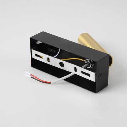 Brilagi - Настінний точковий LED світильник MAYA 1xG9/7W/230V чорний/золотистий