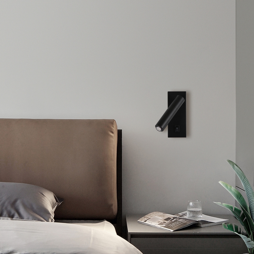 Brilagi - Настінний точковий LED світильник з регулюванням яскравості MAYA 1xG9/7W/230V чорний