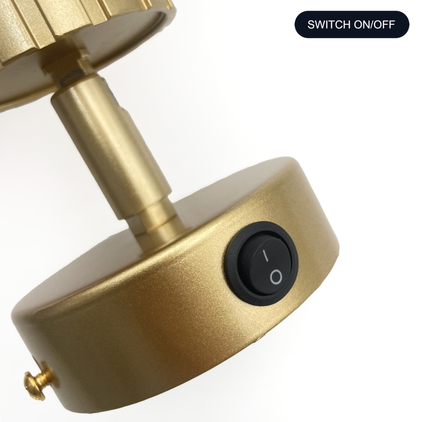 Brilagi - настінний точковий світильник CRISPINA 1xGU10/10W/230V золотий