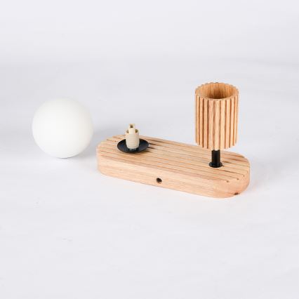 Brilagi - Настінний точковий світильник MODERN WOOD 1xG9/5W/230V + 1xGU10/8W, деревина гевеї