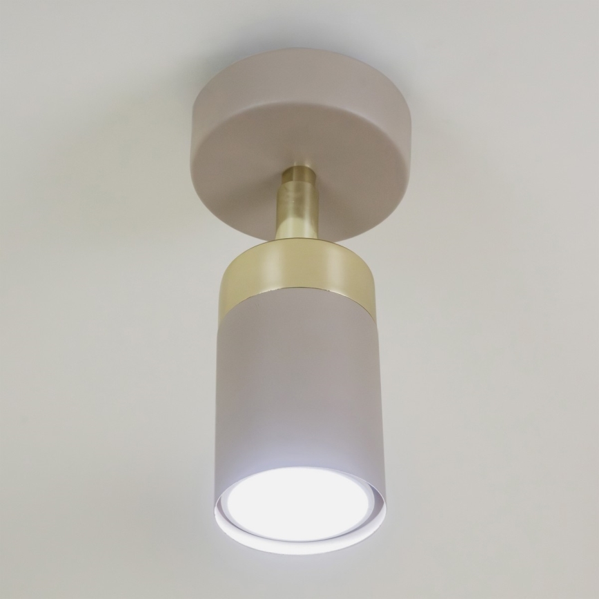 Brilagi - Настінний точковий світильник POKER 1xGU10/25W/230V бежевий/золотий