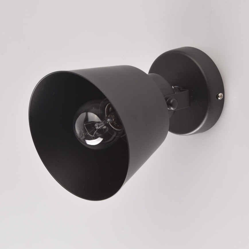 Brilagi - Настінний точковий світильник TECHNO 1xE27/60W/230V чорний