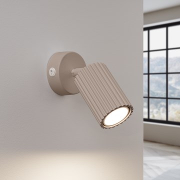Brilagi - Настінний точковий світильник CRESTO 1xGU10/10W/230V taupe