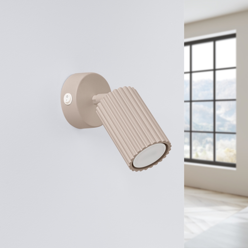 Brilagi - Настінний точковий світильник CRESTO 1xGU10/10W/230V taupe
