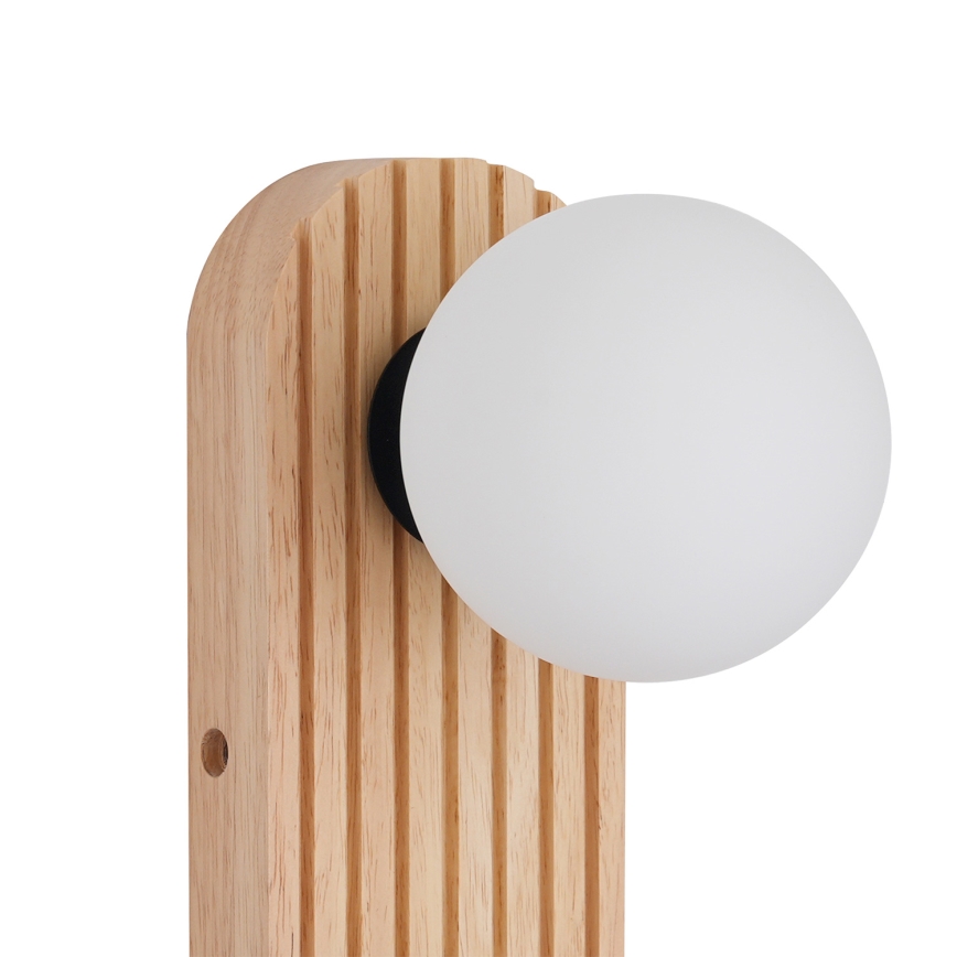 Brilagi - Настінний точковий світильник MODERN WOOD 1xG9/5W/230V + 1xGU10/8W, деревина гевеї