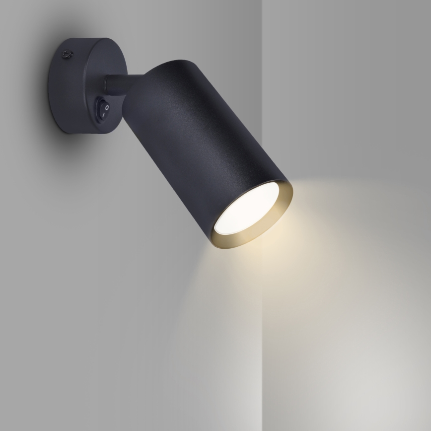 Brilagi - Настінний точковий світильник SELE 1xGU10/30W/230V чорний