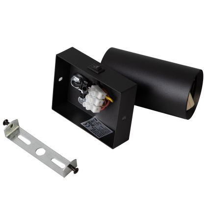 Brilagi - Настінний точковий світильник SELE 1xGU10/30W/230V чорний