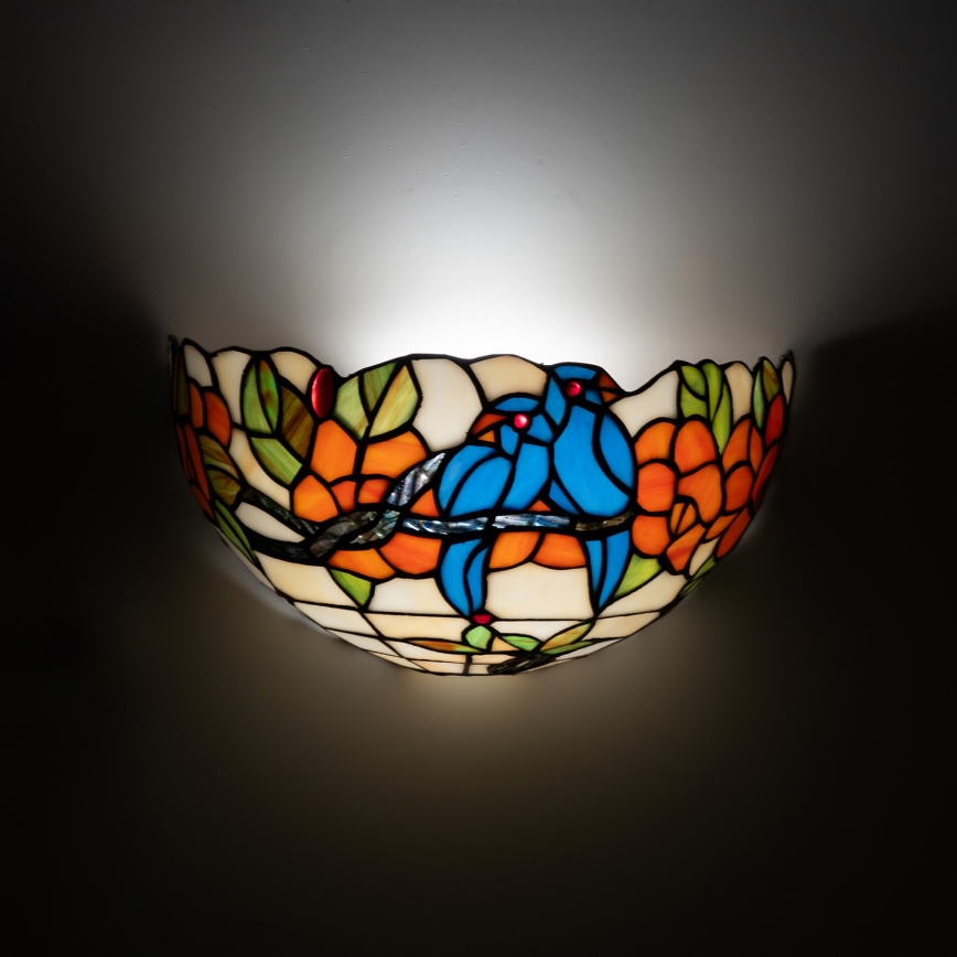 Brilagi - настінний вітражний світильник Tiffany JUNGLE 1xE14/40W/230V