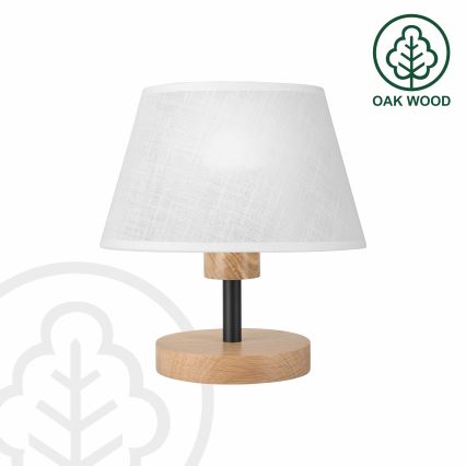 Brilagi - Настольная лампа ANTHONY 1xE27/60W/230V дуб/белый