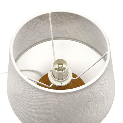 Brilagi - Настольная лампа ANTHONY 1xE27/60W/230V дуб/белый