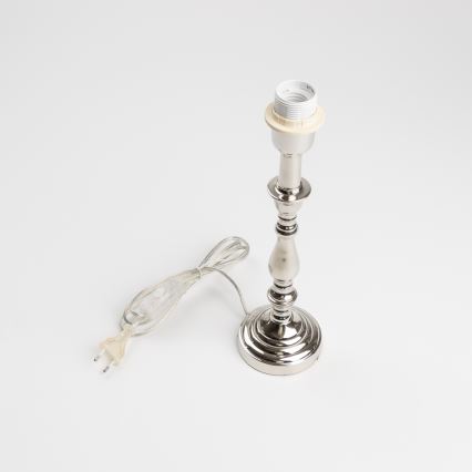 Brilagi - настольная лампа CERIA 1xE27/60W/230V, диаметр 30 cm, глянцевый хром/černá