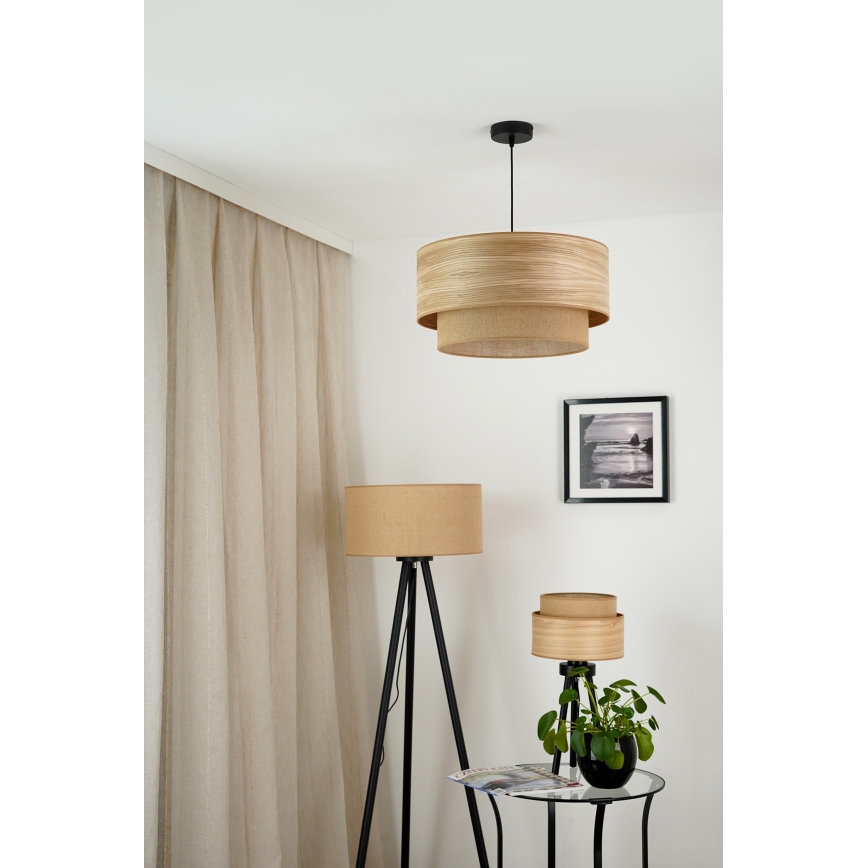 Brilagi - Настольная лампа MONTANA BOHO 1xE27/15W/230V коричневая/черная