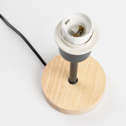 Brilagi - Настольная лампа NUBILA WOOD 1xE27/25W/230V дуб/черный