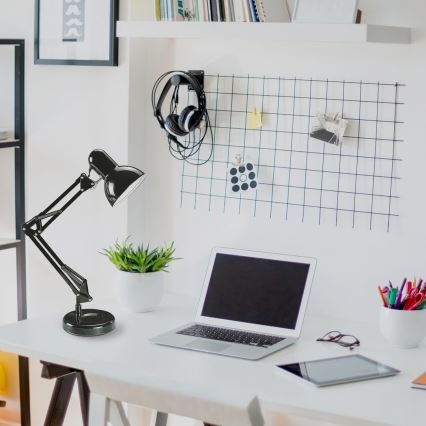 Brilagi - Настольная лампа ROMERO 1xE27/60W/230V черная