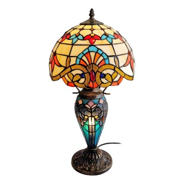 Brilagi - настольная лампа в стиле Тиффани MIRABELLA 1xE27/60W/230V + 1xE14/40W