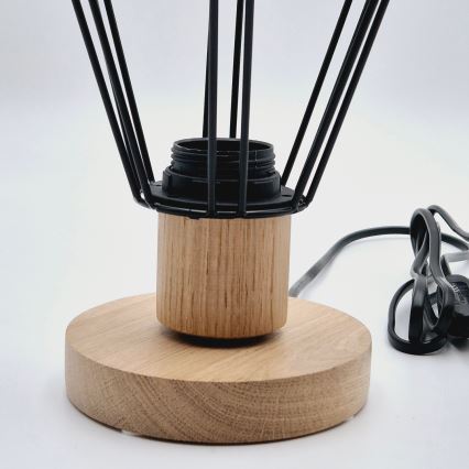 Brilagi - Настольная лампа WOODY BASKET 1xE27/60W/230V дуб