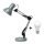 Brilagi - Настільна LED лампа ROMERO 1xE27/10W/230V срібний