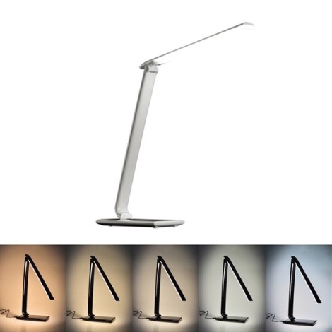 Brilagi - Настільна LED лампа з регулюванням яскравості USB роз'єм LED/12W/230V білий