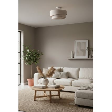 Brilagi - Накладна люстра ARROW 1xE27/60W/230V, діаметром 45 см, бежевого кольору