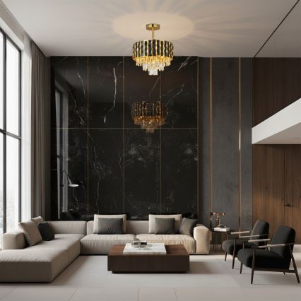 Brilagi - Накладна люстра CRISTAL 5xE14/40W/230V діаметр 38 см