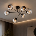 BRILAGI - Накладна люстра DIOR 6xE27/60W/230V чорна/димчасто-сіра