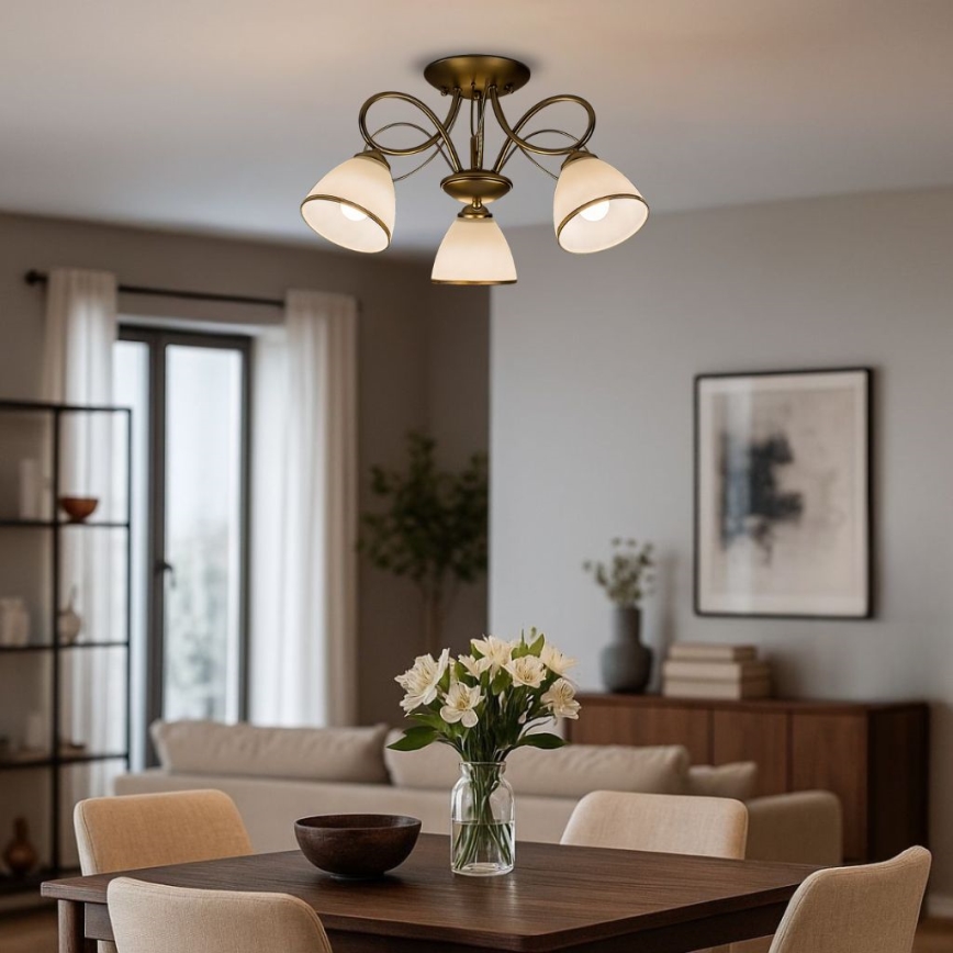 Brilagi - Накладна люстра FRED 3xE27/60W/230V діам. 59 см золота