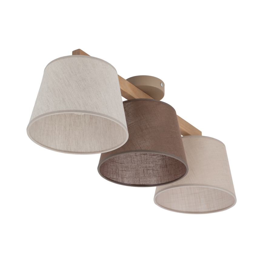 Brilagi - Накладна люстра LATTE 3xE27/15W/230V сосна/мікс