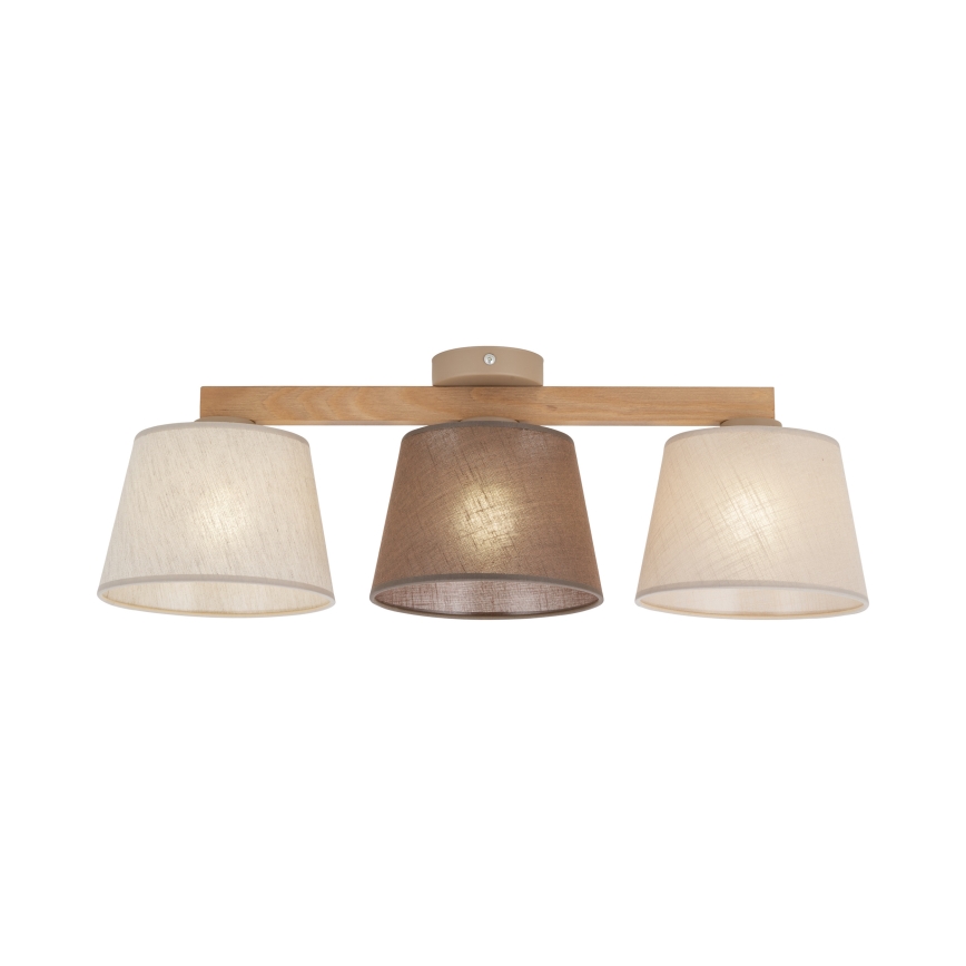 Brilagi - Накладна люстра LATTE 3xE27/15W/230V сосна/мікс