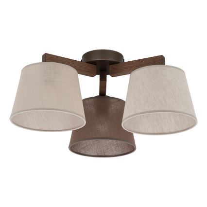 Brilagi - Накладна люстра LATTE 3xE27/15W/230V сосна/мікс