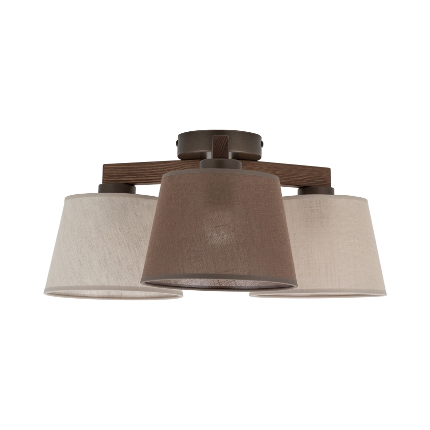 Brilagi - Накладна люстра LATTE 3xE27/60W/230V сосна/мікс
