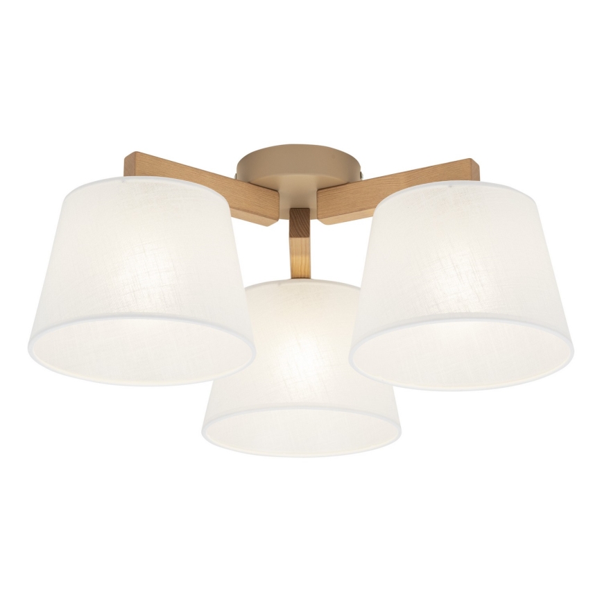 Brilagi - Накладна люстра LATTE SABIA 3xE27/15W/230V сосна/bіла