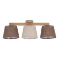 Brilagi - Накладна люстра LATTE SABIA 3xE27/15W/230V сосна/мікс