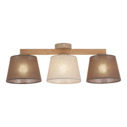 Brilagi - Накладна люстра LATTE SABIA 3xE27/15W/230V сосна/мікс