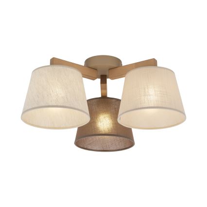 Brilagi - Накладна люстра LATTE SABIA 3xE27/15W/230V сосна/мікс