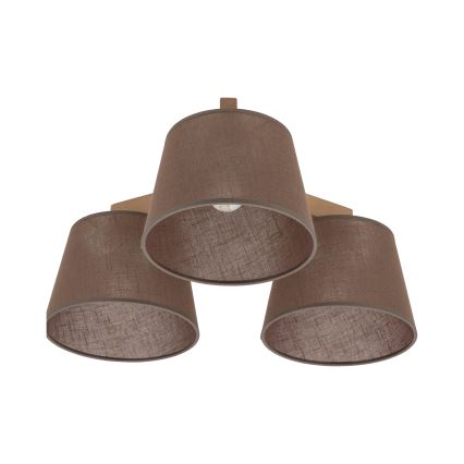 Brilagi - Накладна люстра LATTE SABIA 3xE27/15W/230V сосна/коричневий