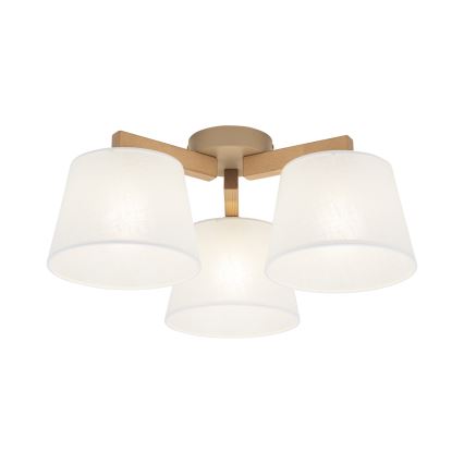 Brilagi - Накладна люстра LATTE SABIA 3xE27/60W/230V сосна/bіла