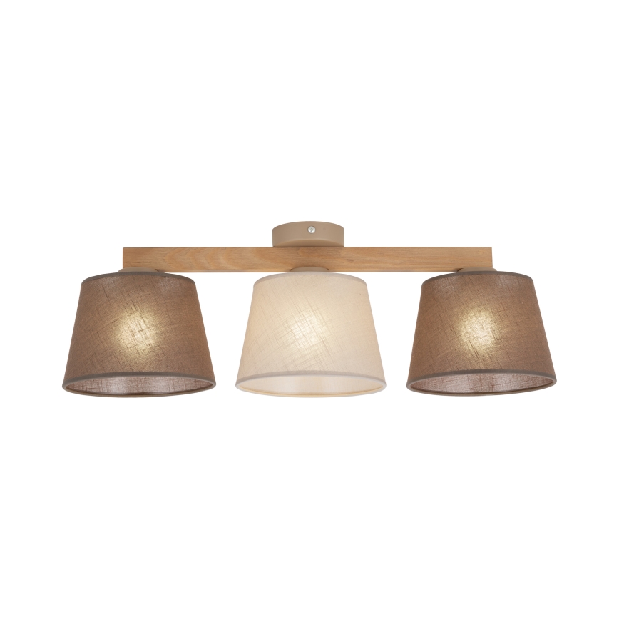 Brilagi - Накладна люстра LATTE SABIA 3xE27/60W/230V сосна/мікс