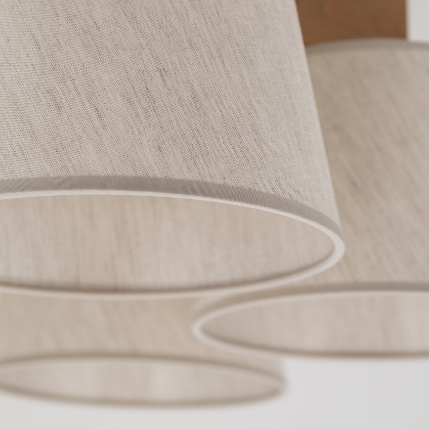 Brilagi - Накладна люстра LATTE SABIA 5xE27/60W/230V сосна/кремова