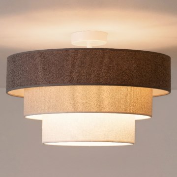 Brilagi - накладна люстра LUNETA 1xE27/60W/230V, діам. 40 см, сірий/кремовий/білий