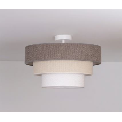 Brilagi - накладна люстра LUNETA 1xE27/60W/230V, діам. 40 см, сірий/кремовий/білий